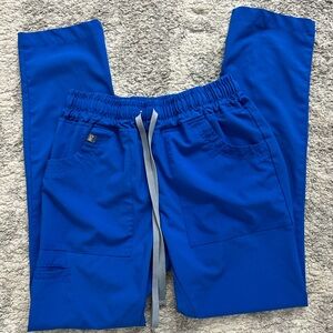 MedGear Blue Scrub Pants Medical Uniform Bottoms Woman Small